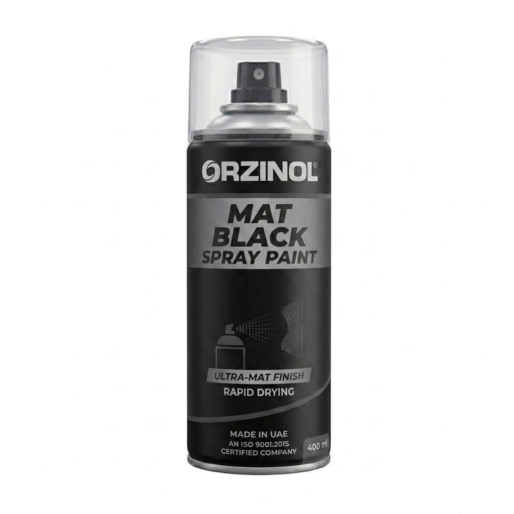 Spray Paint Mat Black